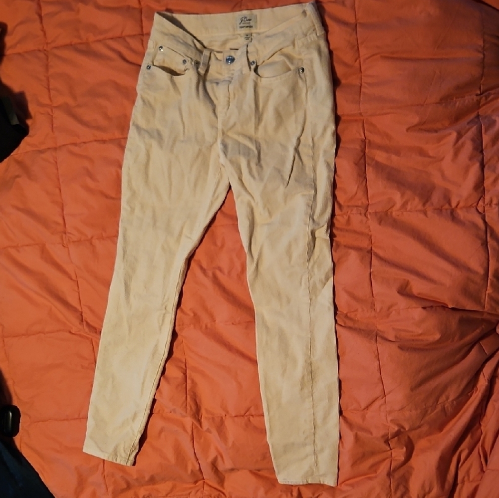 Cream Skinny Jeans